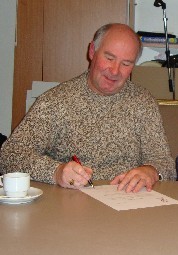 De ondertekening van het contract