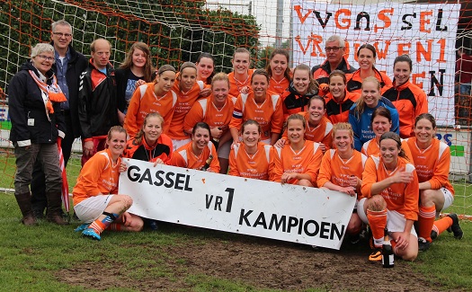 Gassel vrouwen 1 kampioen 2013-2014 / 27 april 2014 / foto 25