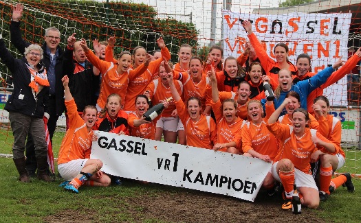 Gassel vrouwen 1 kampioen 2013-2014 / 27 april 2014 / foto 26