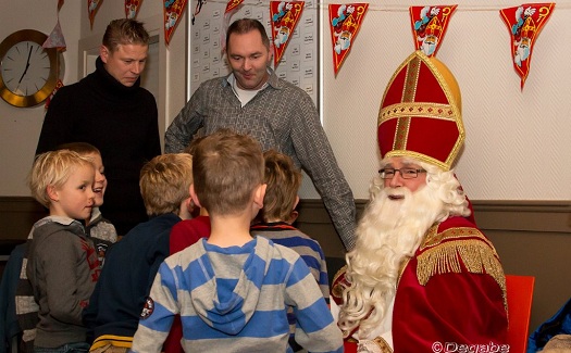 Sinterklaas bij jeugd VV Gassel / 03 december 2014 / foto 9