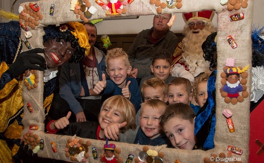 Sinterklaas bij jeugd VV Gassel / 03 december 2014 / foto 17